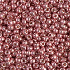 Miyuki rocailles Perlen 8/0 - Duracoat galvanized dark coral 8-4209